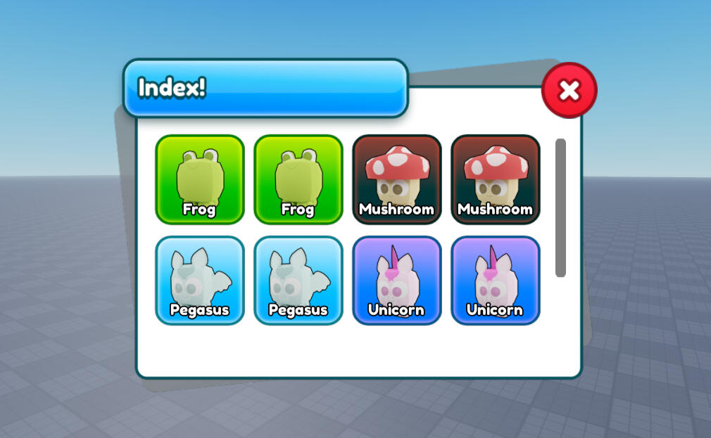 Pet Index UI!